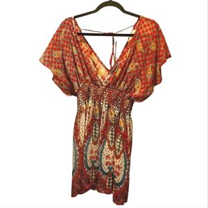 Paisley Tunic Top